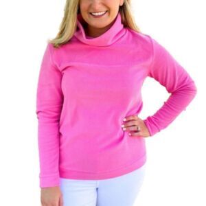 Active by Old Navy Women's Pink Turtleneck Pullover Sweater Size S